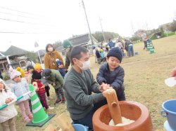 親子でぺったん