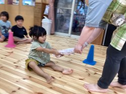 からだをしっかり保って　シュゥゥゥーッ